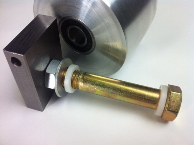 Belt Grinder Tracking Wheel for 2×72″ knife making grinder with axle & mount