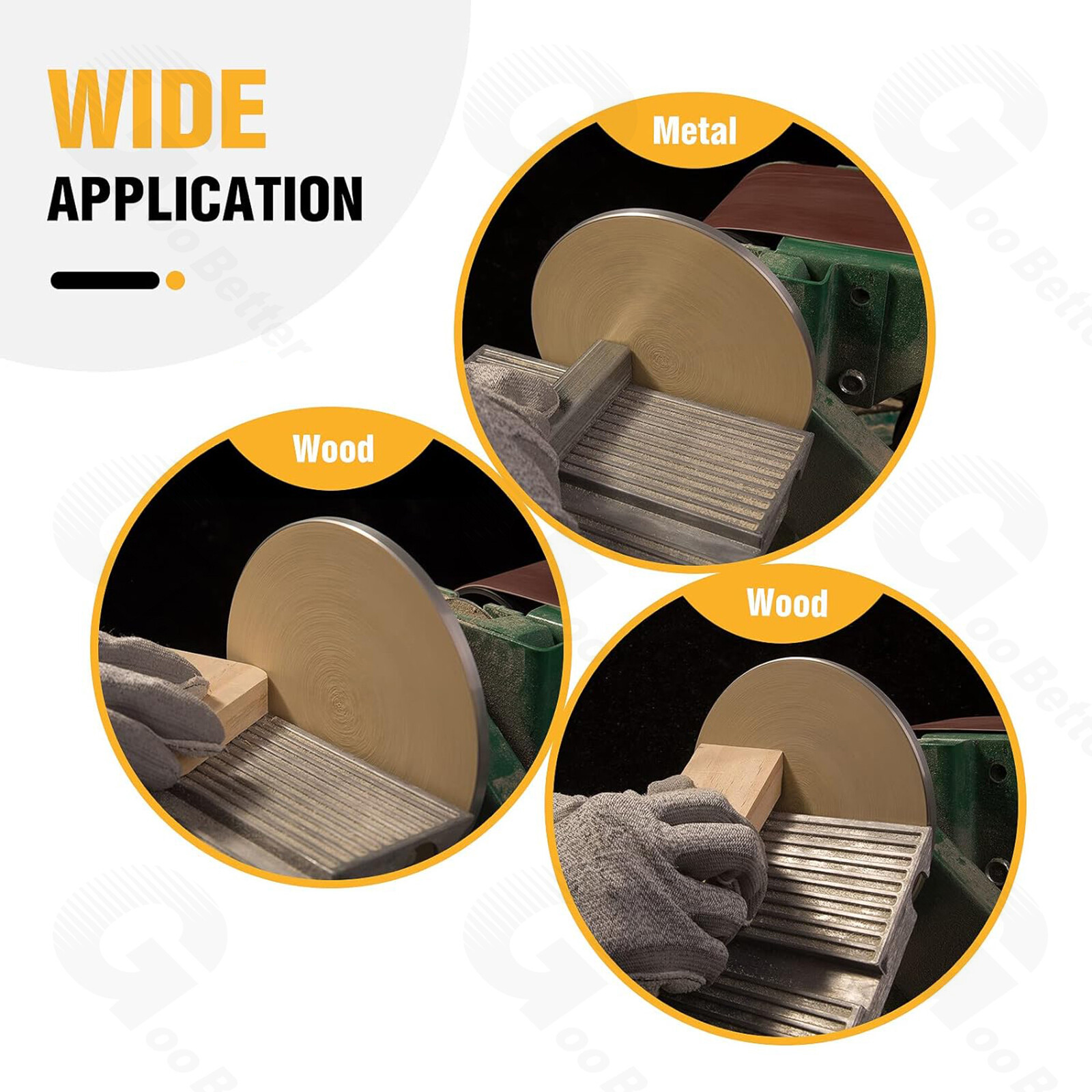 6 in Sanding disc Sandpaper 50 Roll Adhesive PSA Sticky Back 40 Grit Sand Paper
