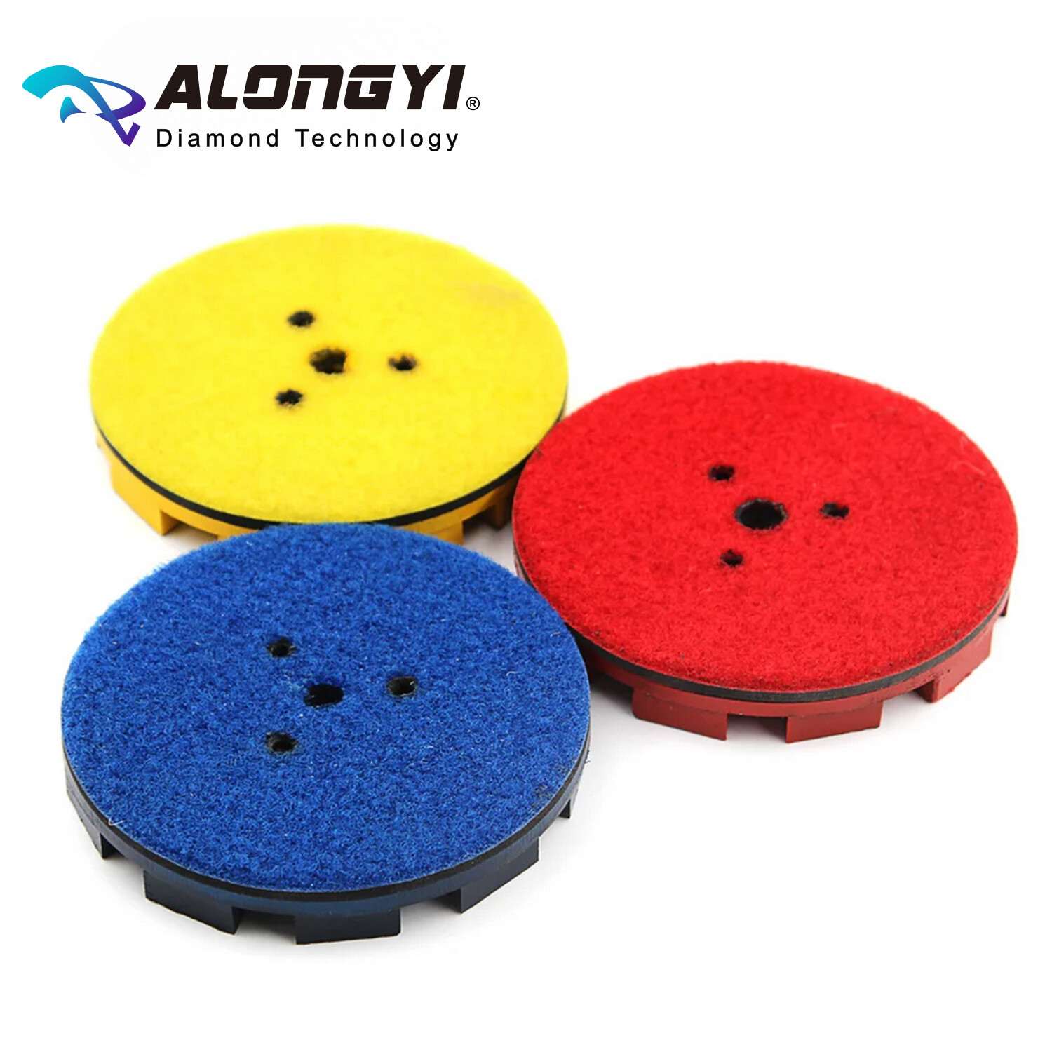 4″ Diamond Polishing Pad Metal Bond 105mmGrinding Disc 8mm Thick Dry Wet Use
