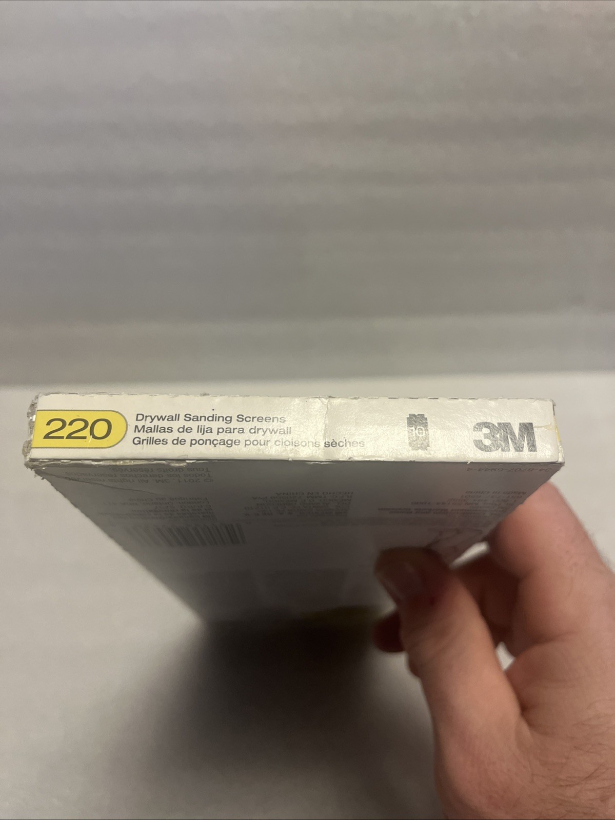 3M ProPak 220 Grit (10/Pack). Drywall Sanding Screens. 4-3/16 In. x 11-1/4 In.