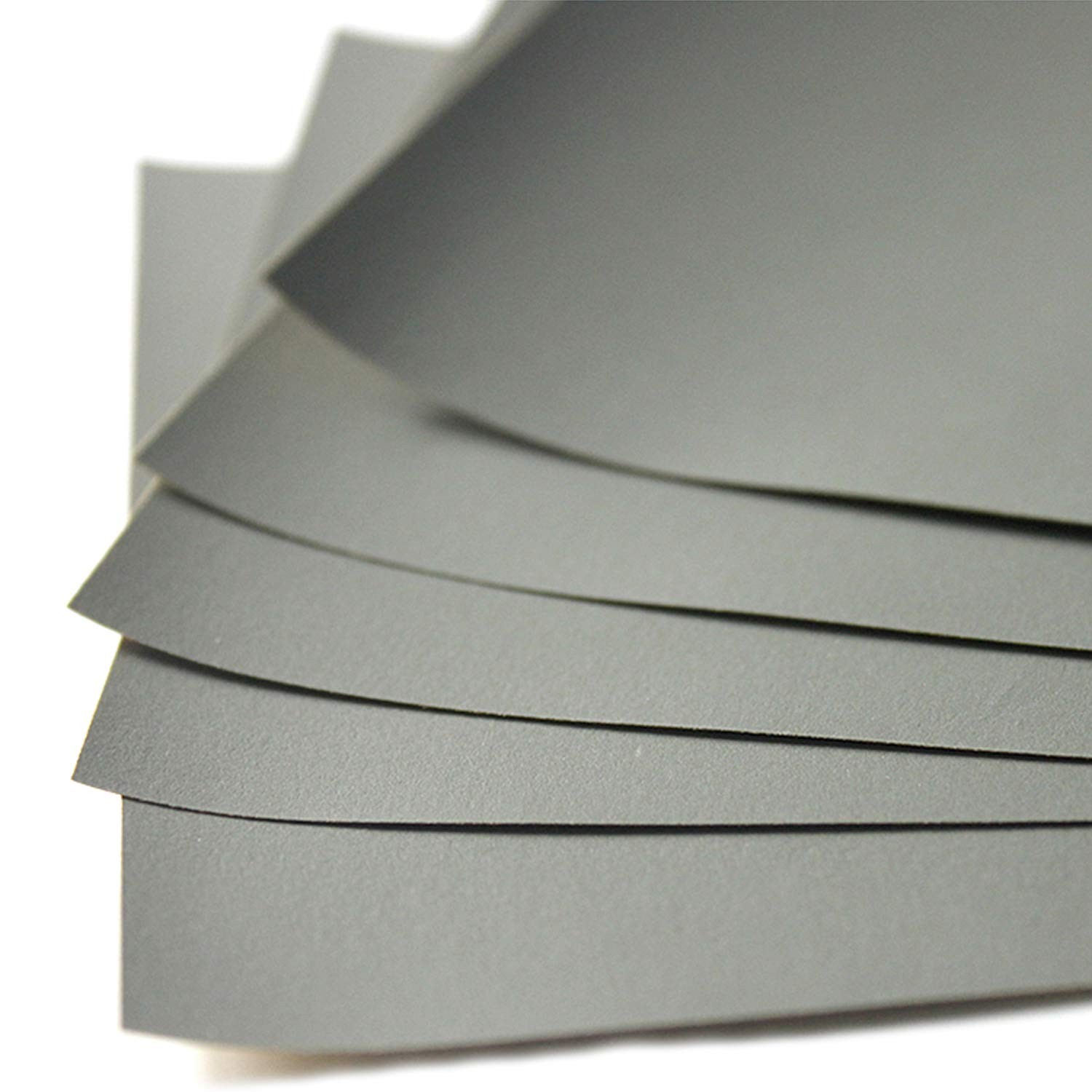 LCubro 25PCS Sandpaper, Wet 1000-7000 Grit, 25 Sheets, 9 x 3.6 inches, Gray