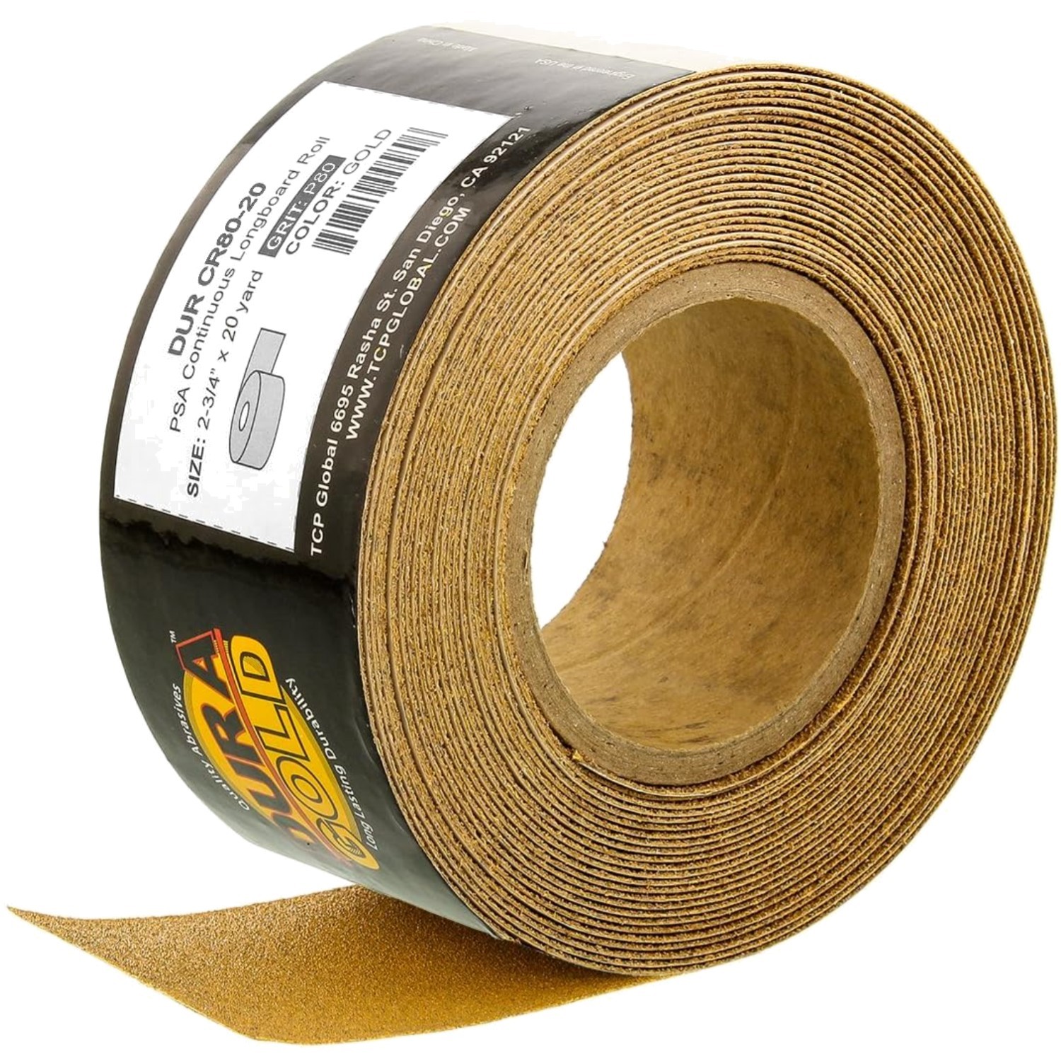 Longboard Sandpaper 80 Grit, Self Adhesive Stickyback