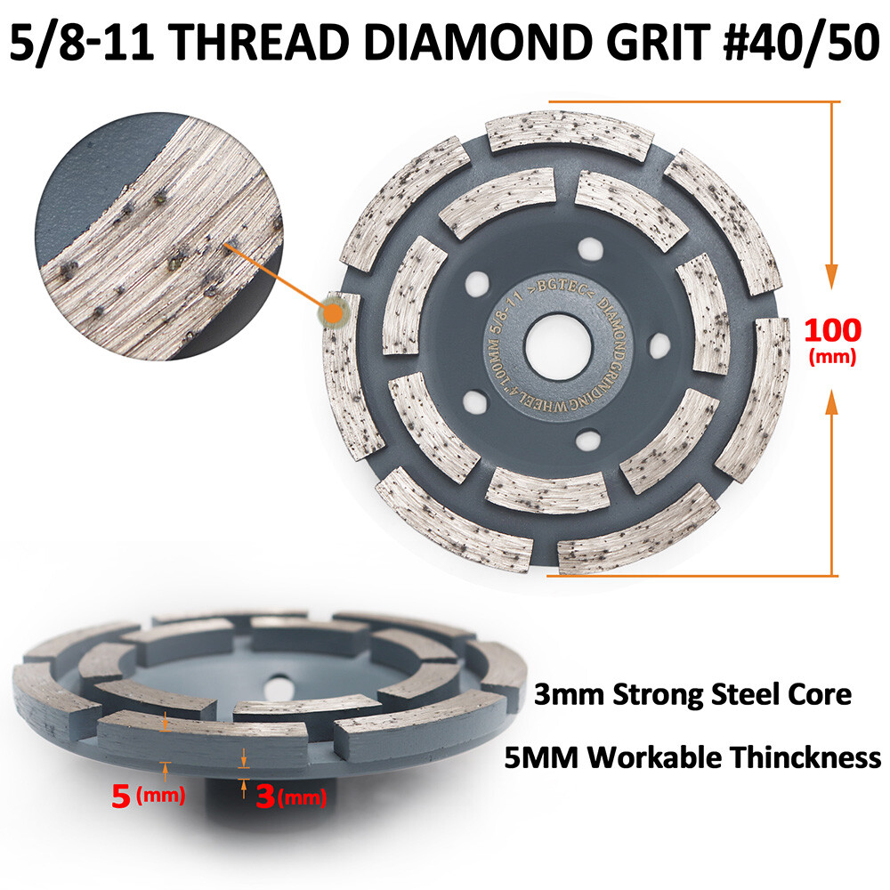 4-7 inch Diamond Grinding Wheel 58 Polishing Disc for Concrete Marble Granite