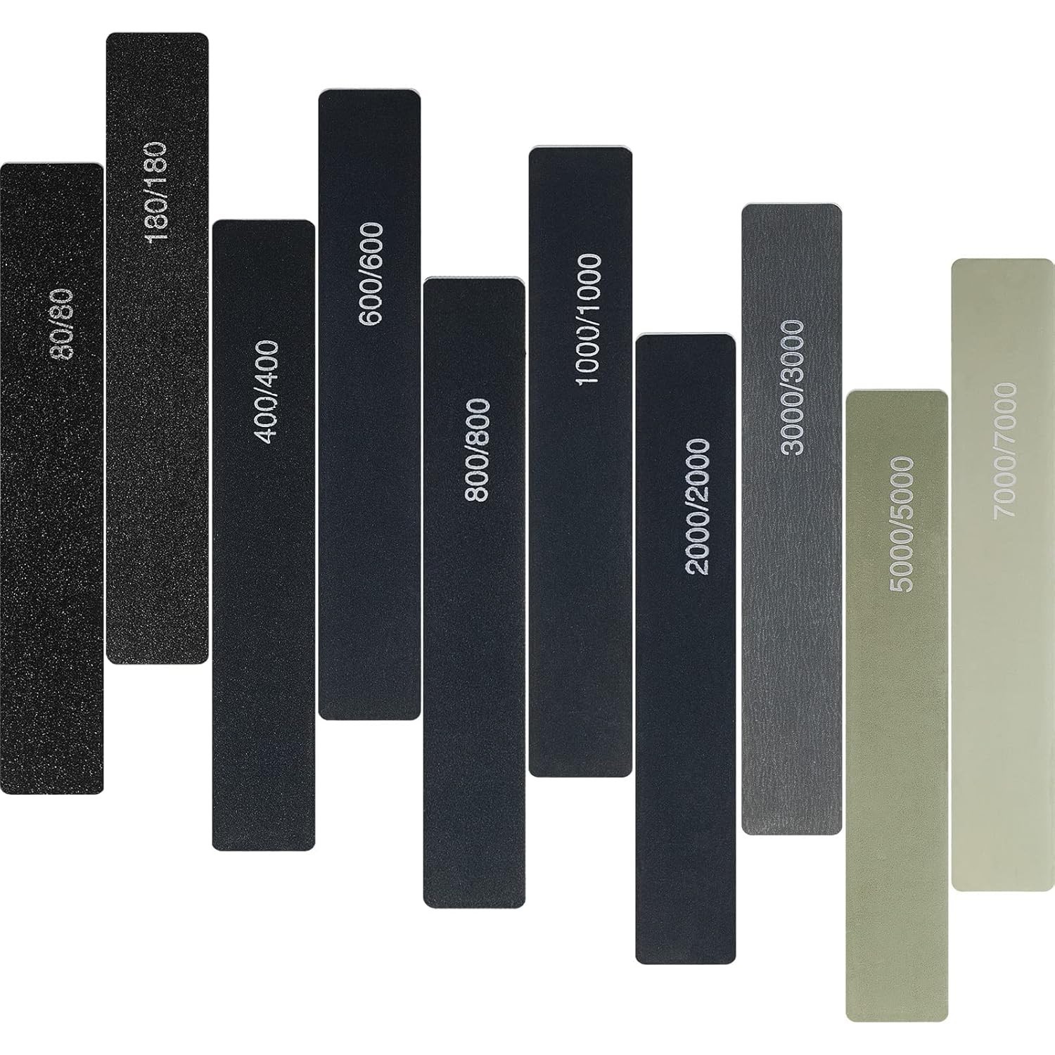 10 Pcs Assorted Grit Sanding Sticks for Model & Craft Polishing