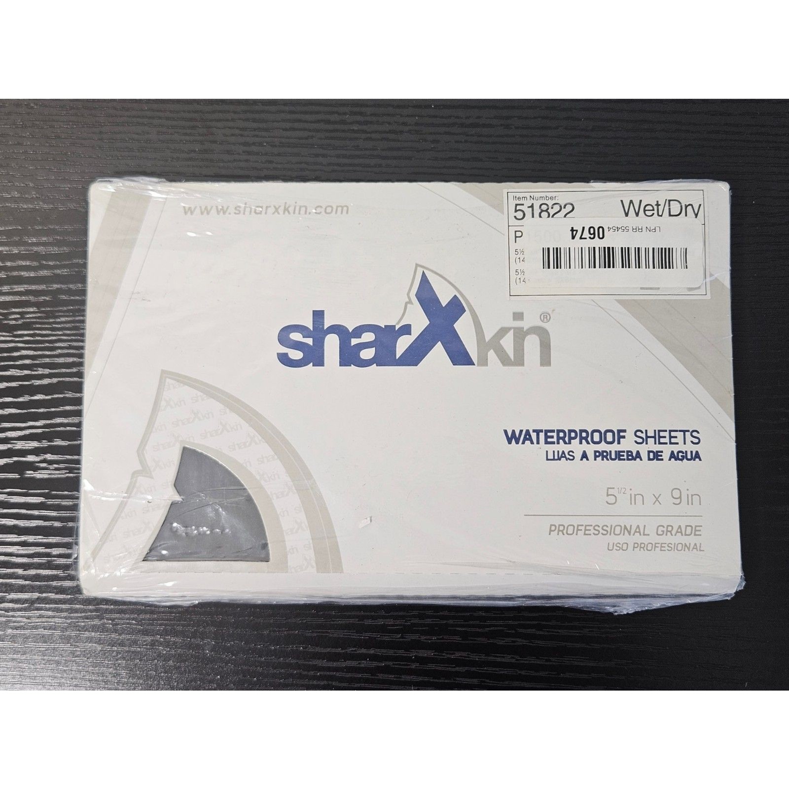 Silicon Carbide Wet Dry Waterproof Sheets 5″ x 1/2″ x 9″ 1500 Grit 50/Sleeve New