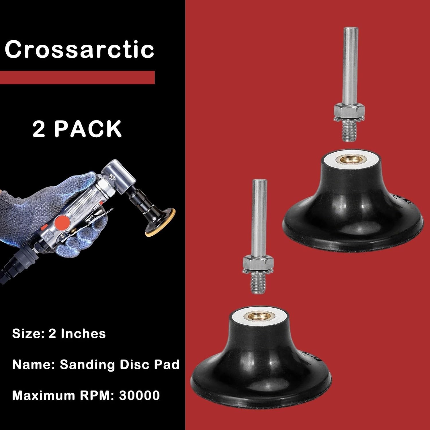 2″ Diameter Sanding Discs – Medium Grit 180 for Enhanced Tool Performance