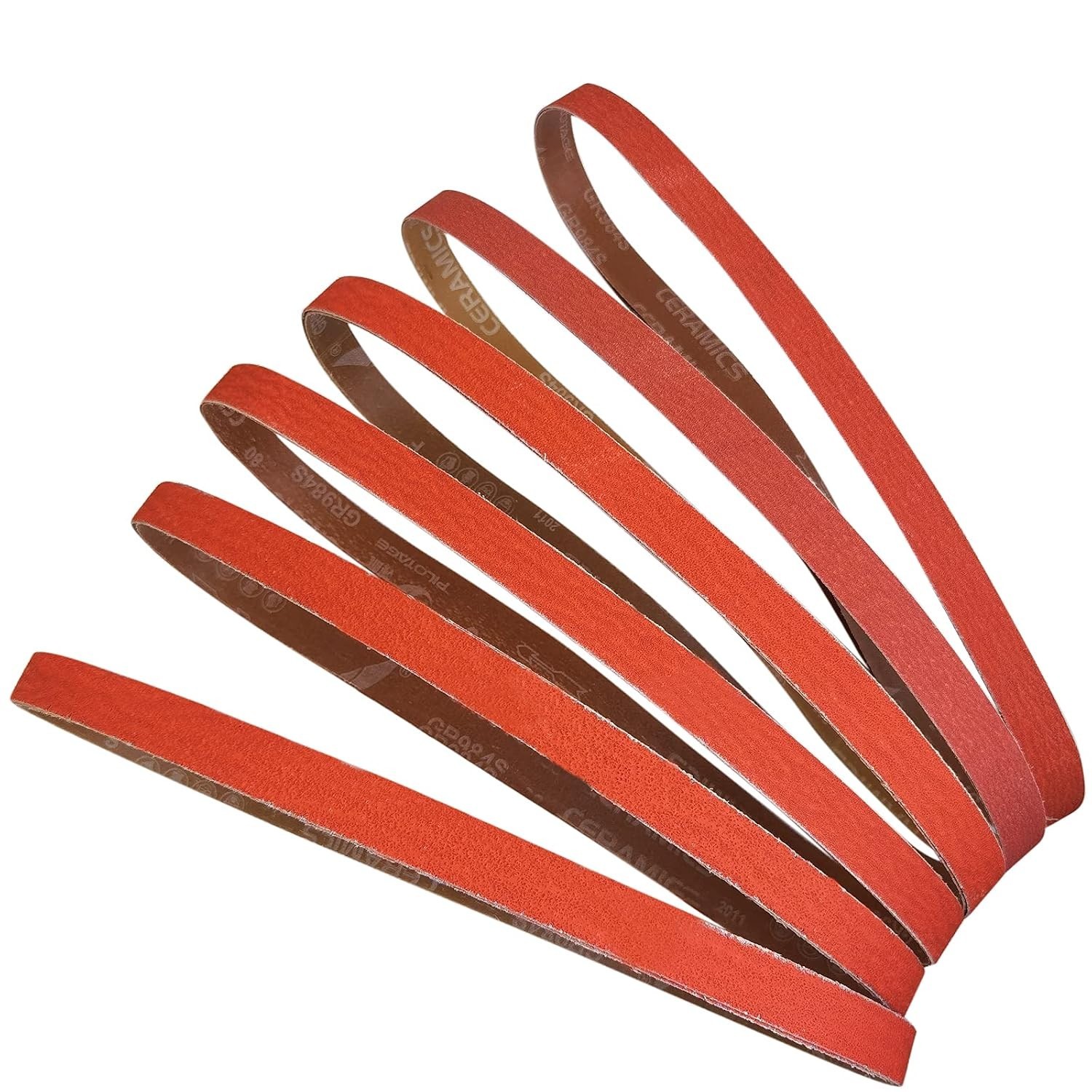 12 PCS Ceramic Sanding Belts Kit 1×42 Inch for Metal Grinding – Quality