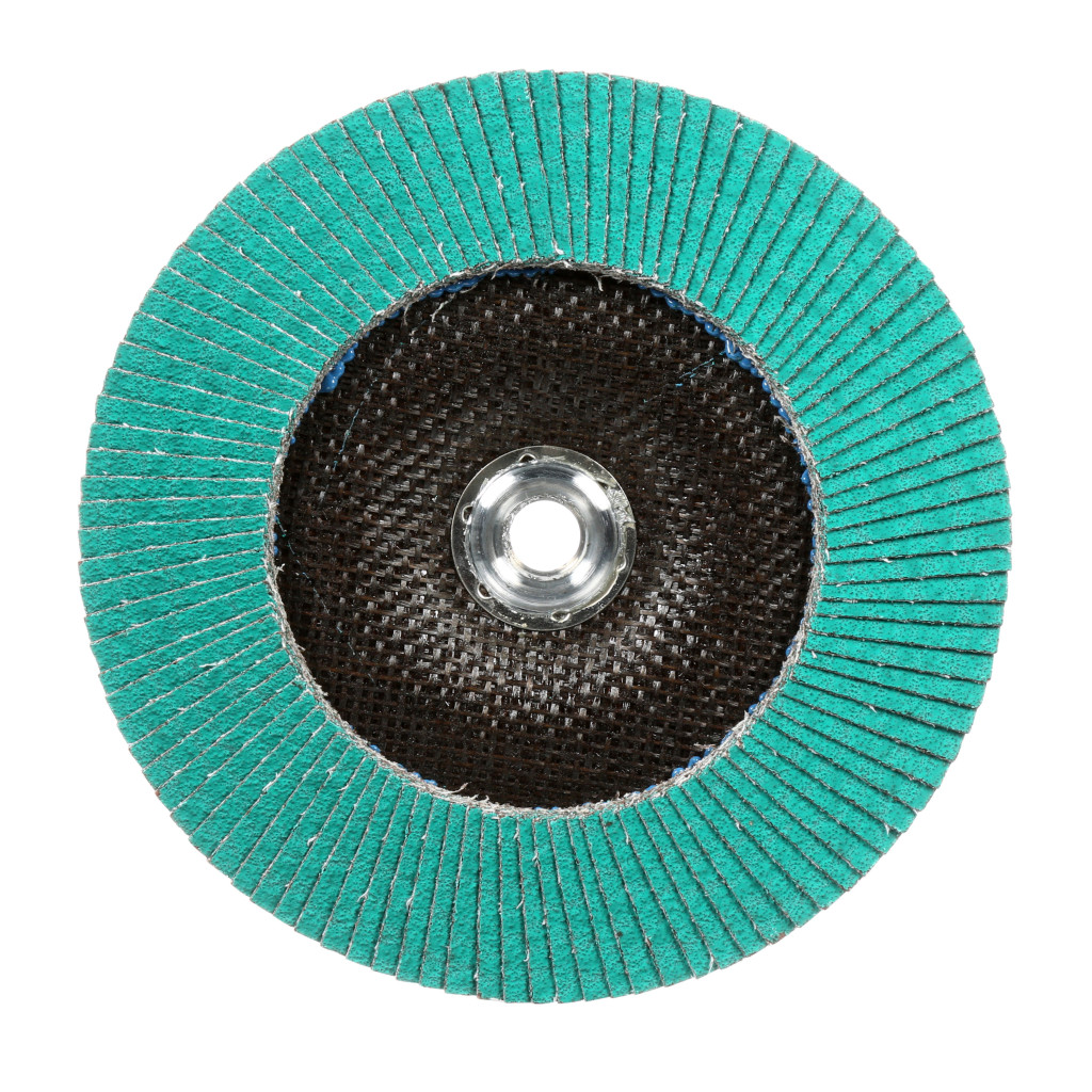 3M Flap Disc 577F, 40, T27 Quick Change, 4-1/2 in x 5/8 in-11