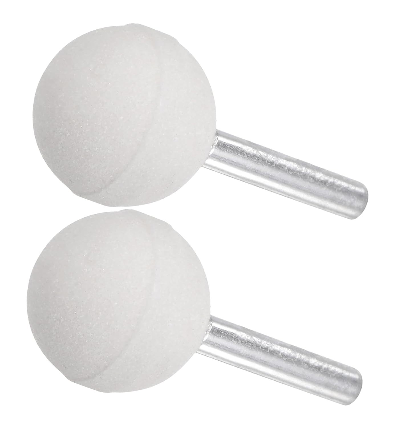 20PCS 25mm Ball Shape Abrasive Mounted Stone Grinding Wheel 1/4″ Shank