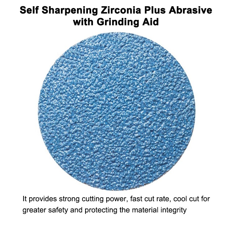 36 60 80 120 Grit 2 in Zirconia Roll Lock Sanding Disc Die Grinder Quick Change