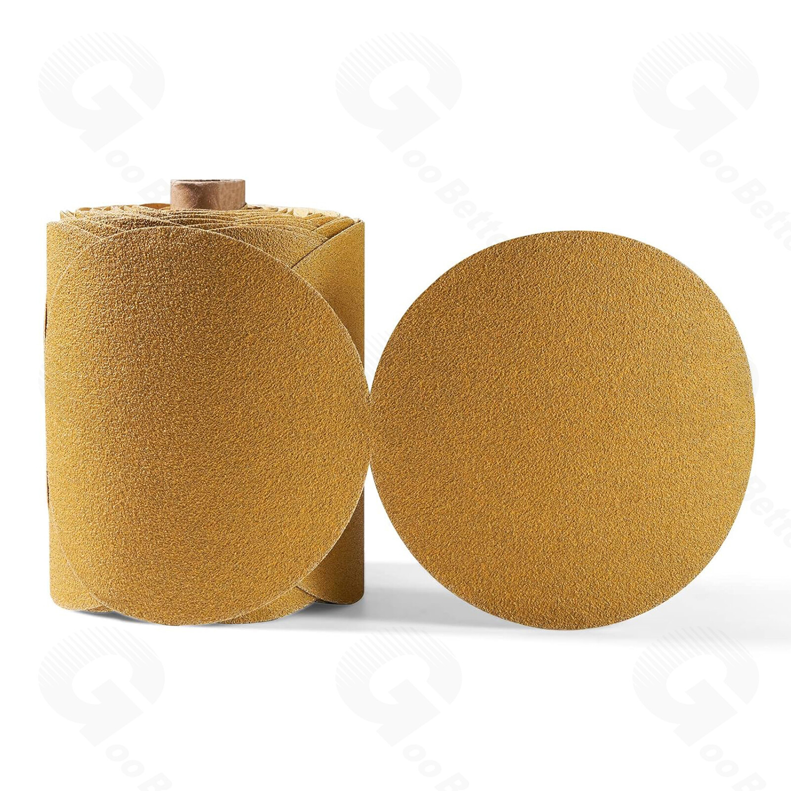 6 in Sanding disc Sandpaper 50 Roll Adhesive PSA Sticky Back 40 Grit Sand Paper
