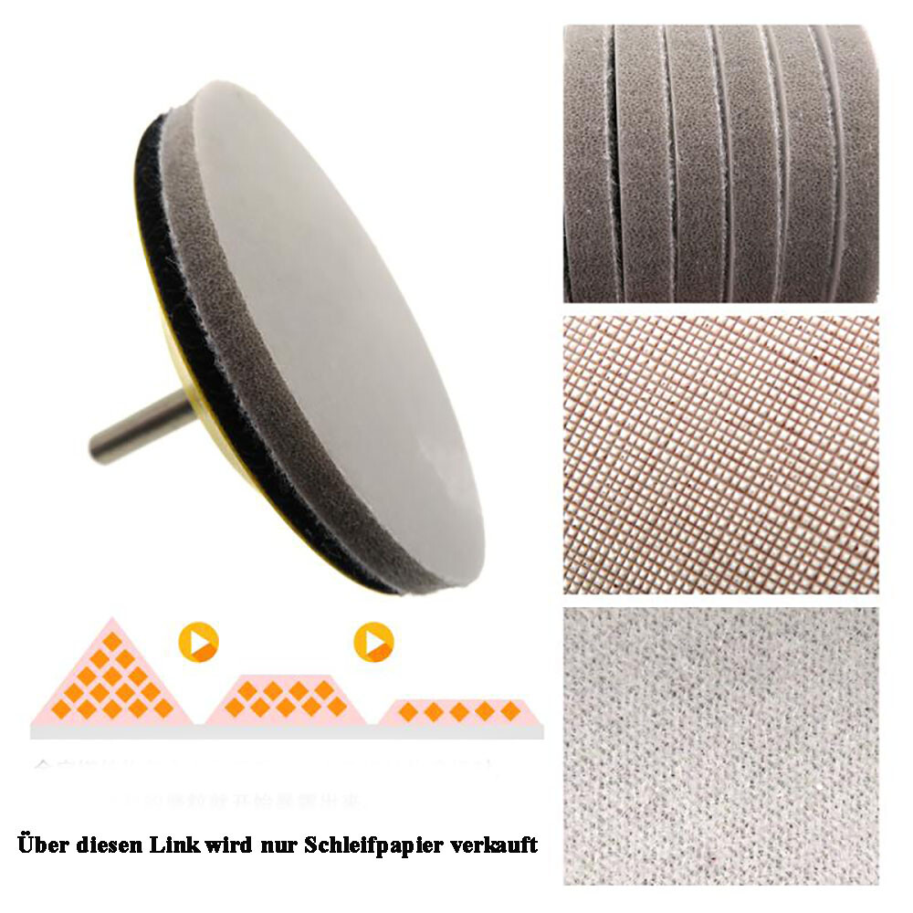 50mm/75mm Foam Sponge Sanding Disc Wet and Dry Sand Polishing Pad 320-8000 Grit