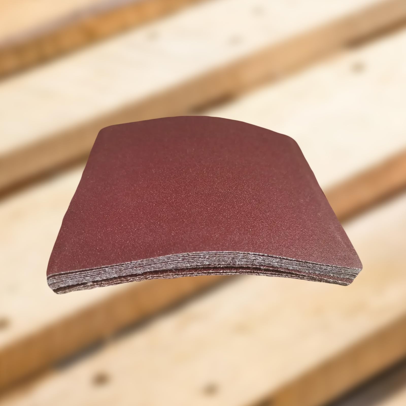 50 Pcs 1/4 Sheet Sandpaper for Palm Sander, 5.5″ x 4.5″ Premium Sand Paper 80