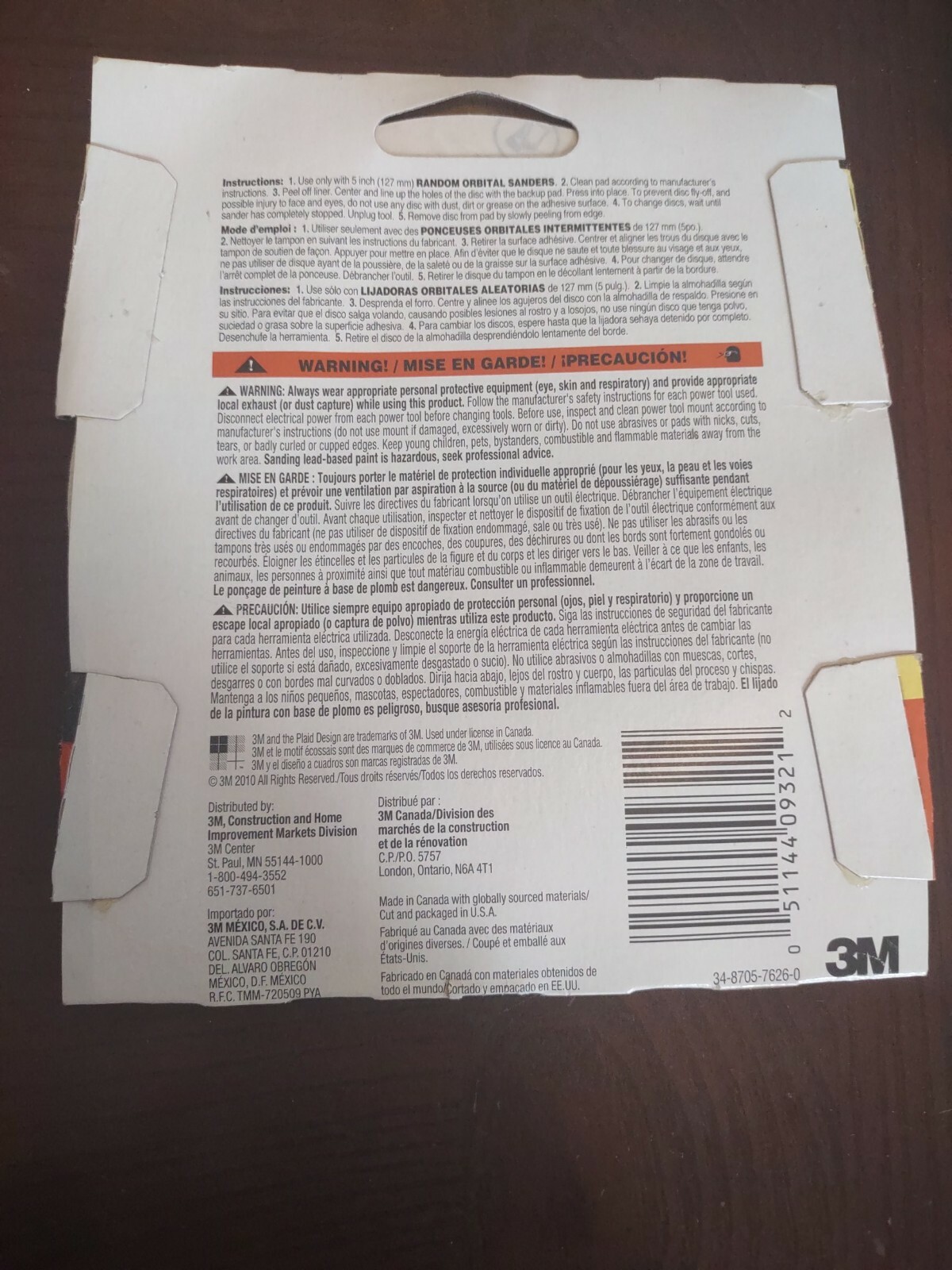3M All Purpose Sanding Discs 5 In/Po/Pulg 127 mm