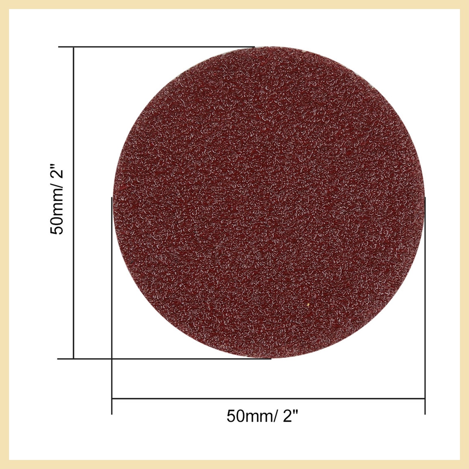 200 Pcs 2″ Hook and Loop Sanding Discs Pads 60 80 120 180 240 Grits Sandpaper