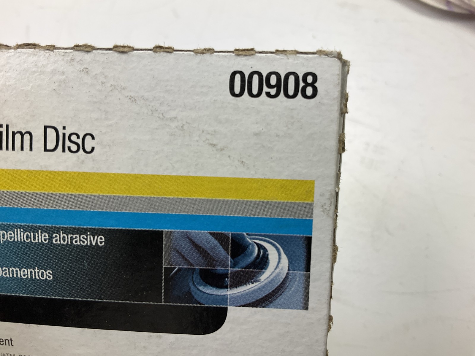3M 00908 Hookit 3″ P1200 Grade Finishing Film Sanding Disc, (Box Of 50)