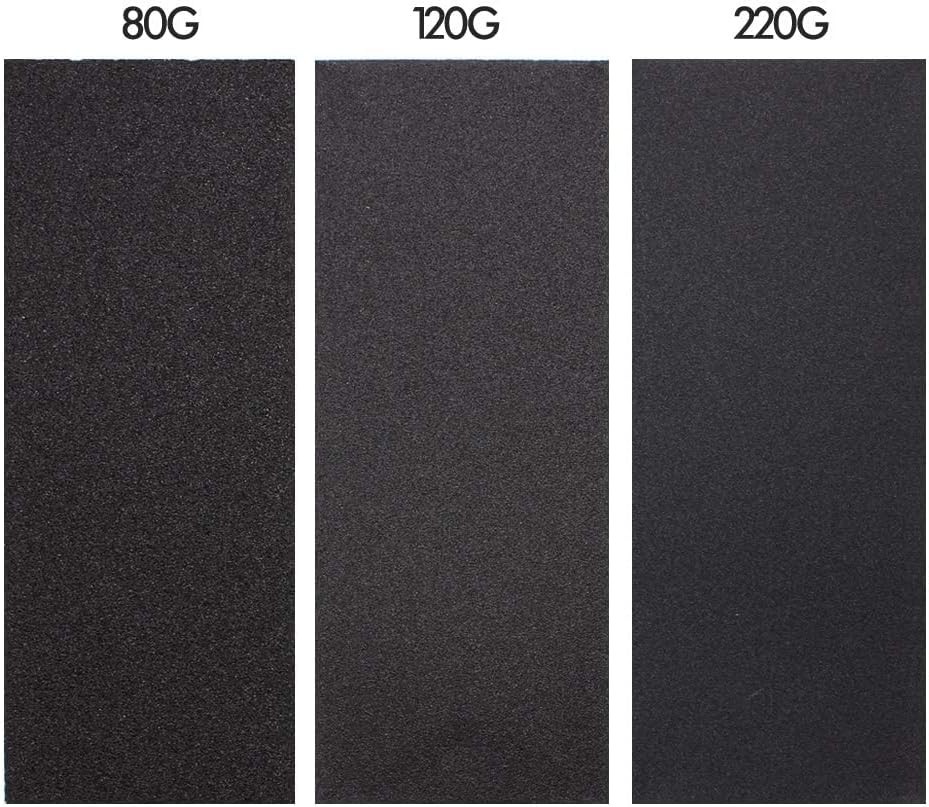 15-Piece Assorted Grit Sandpaper Set for Wood, Metal & Auto Finishing 9 x 3.6 in