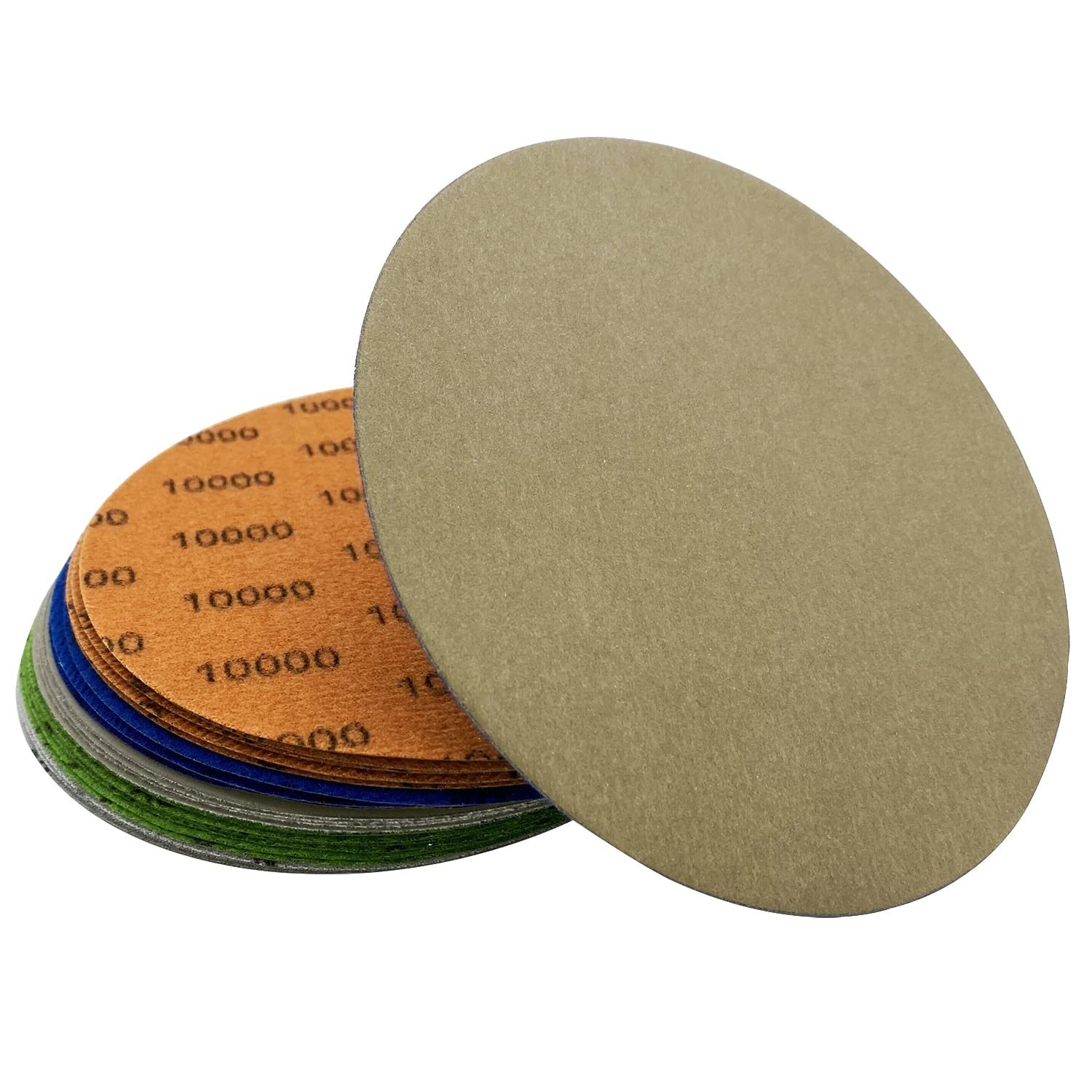 3000 4000 5000 7000 10000 Grit Wet Dry Sandpaper, 25 PCS 6 Inch Silicon Carbi…