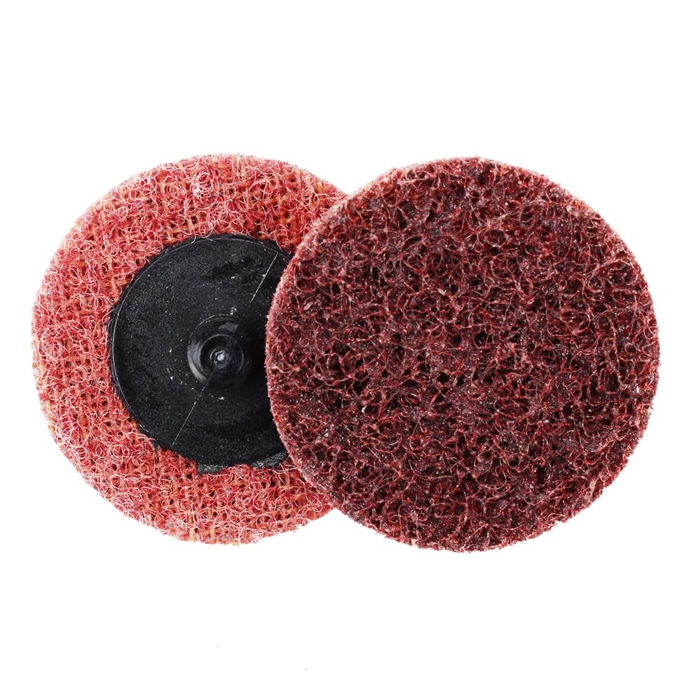 BHA Surface Conditioning Quick Change Discs, 2″ Red (Medium) Prep Pad – 25 Pack
