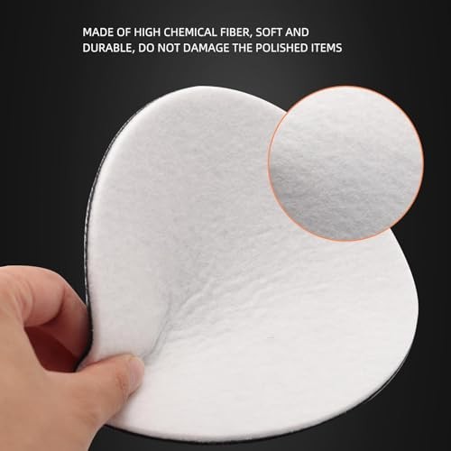 5 Pcs 6”(150mm) Car Glass Polishing Discs Microfiber Polishing 6 Inch(150mm)