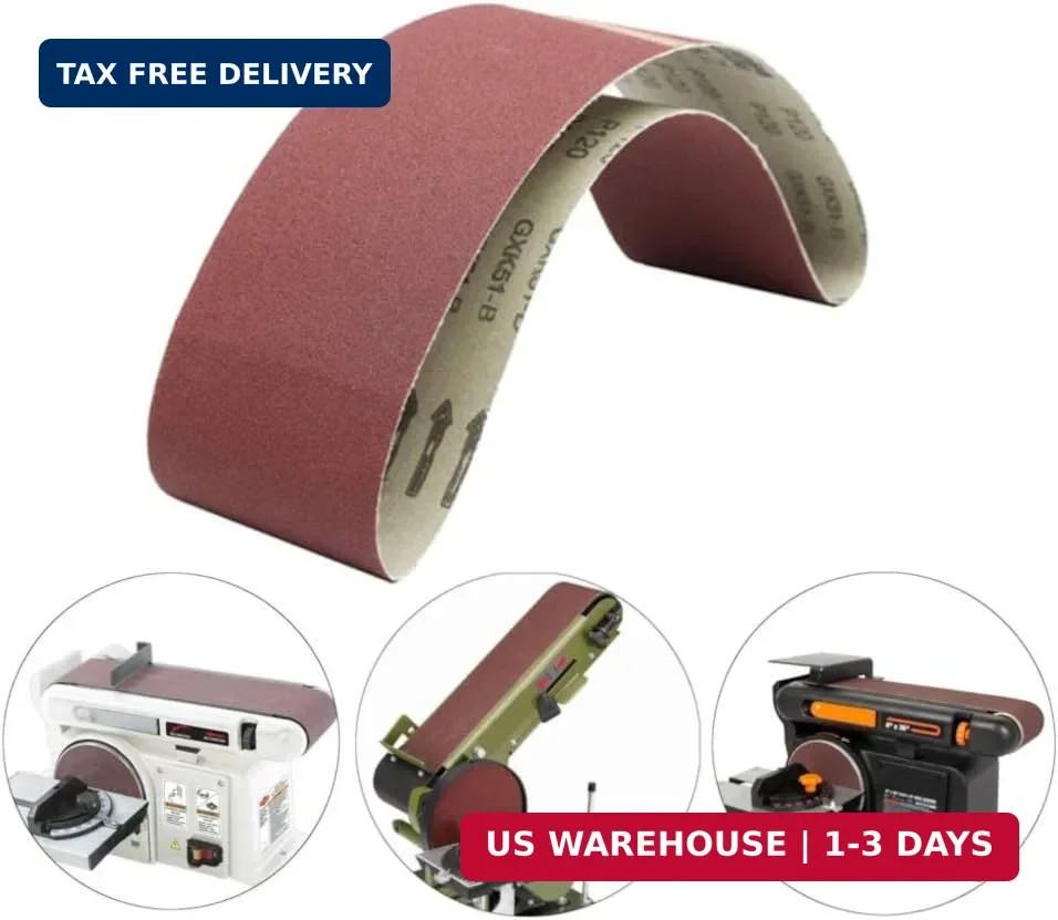 4 Inch x 36 Sanding Belts, 60/80/120/240/320 Grits, Belt Sander 4″x36″