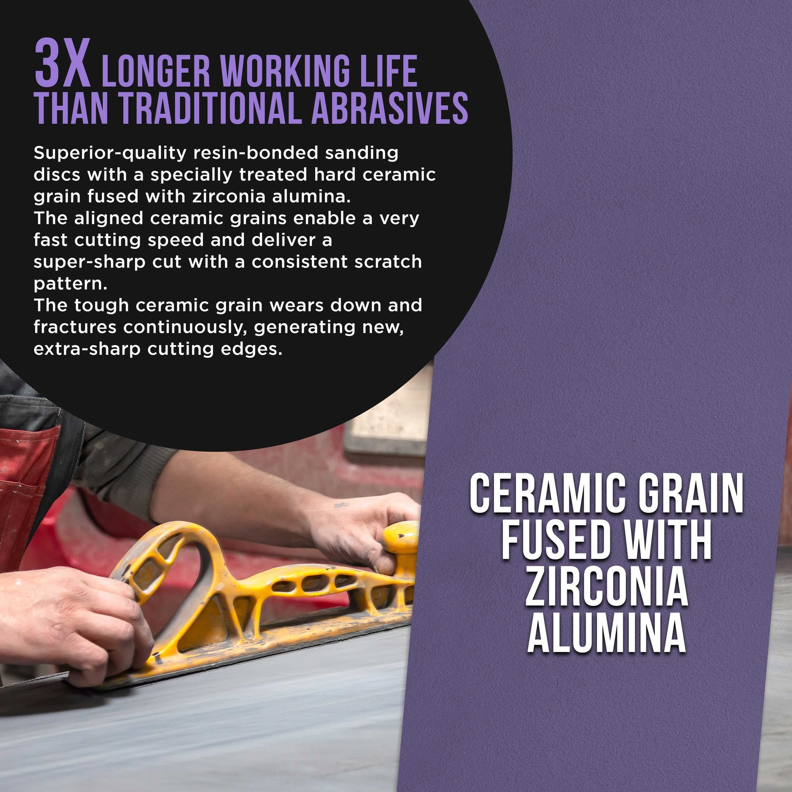 180 Grit Purple Ceramic 2.75″ x 20 Yard Roll Self Adhesive Longboard Sandpaper