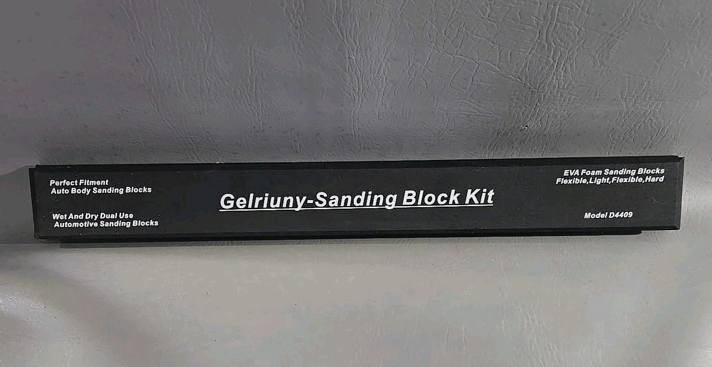 GELRIUNY D4409 Black Long 24″ Sanding Block,Auto Body Sanding Block,Automotive S