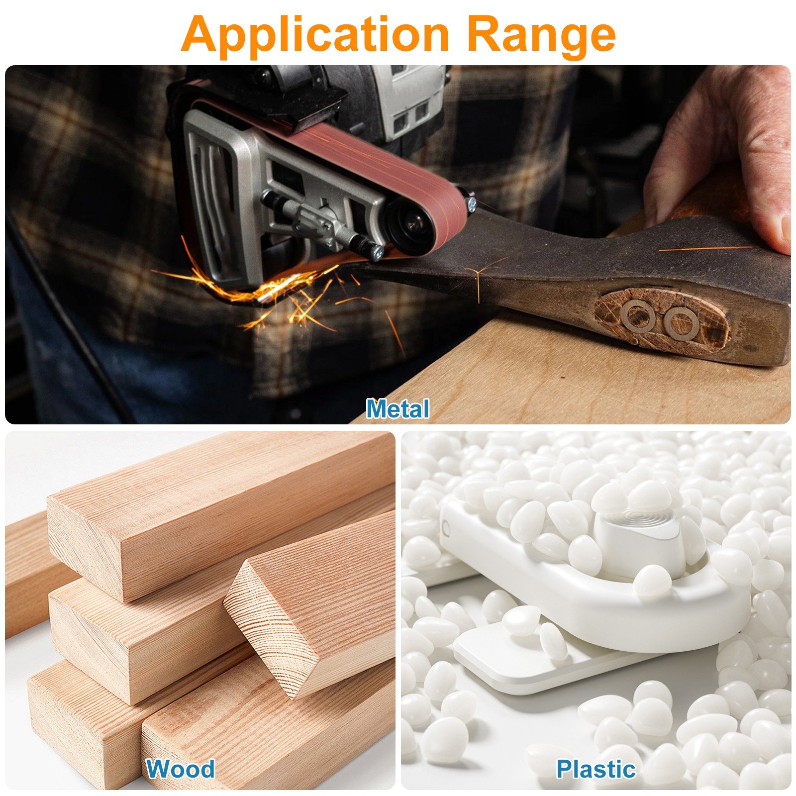 35pcs 1.18×13″ Sanding Belts 80-1000Grit for Mini Belt Sander Knife Metal Wood