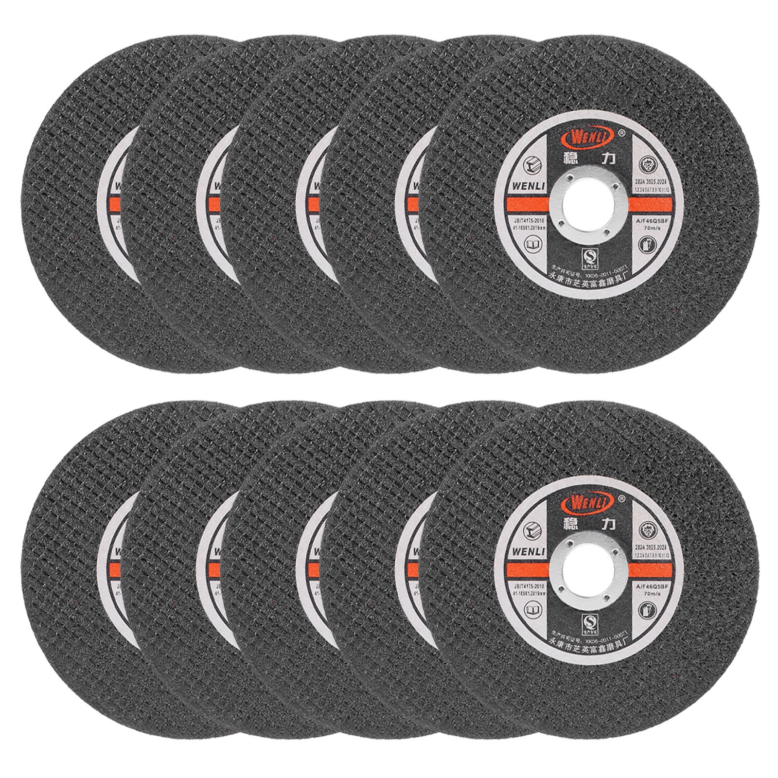 10pcs Cut Off Wheels 4-1/8″ x 1/20″ x 5/8″ Cut-Off Discs, Black