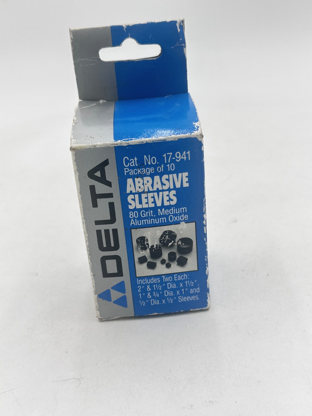 Pack of 10 Delta 17-941 80-Grit Abrasive Sleeves for 17-940 Sanding Drum Kit