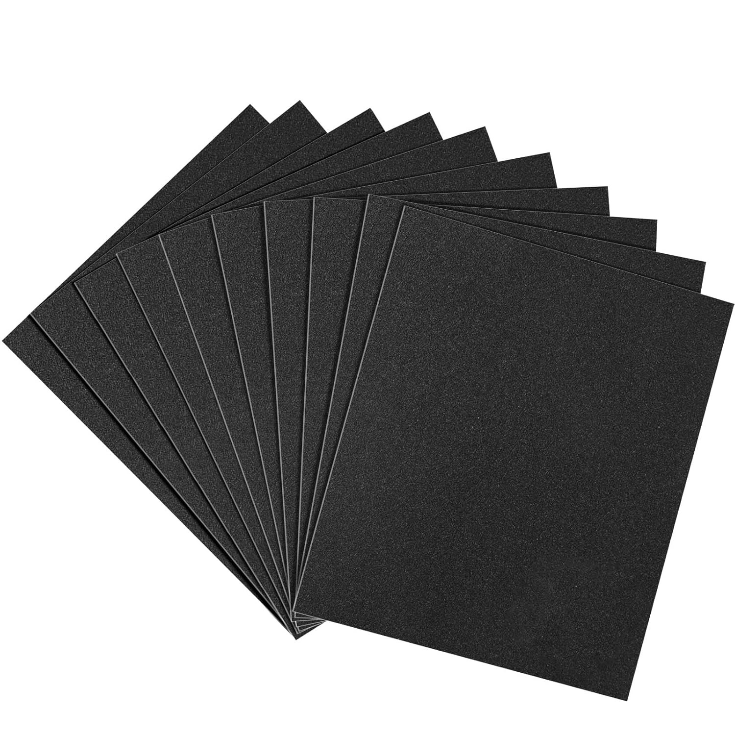 Sandpaper Assortment 120/220/400/600/800/1000/2000 Grit, 21 Sheets, 9 x 3.6 Inch