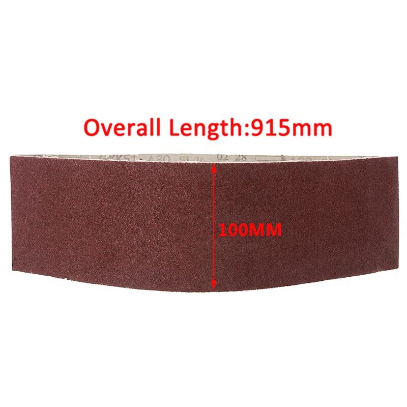 5PCS Sanding Belts 4 x36 in 40-400 Grit Belt Sander Paper Sandpaper 100 x 915mm