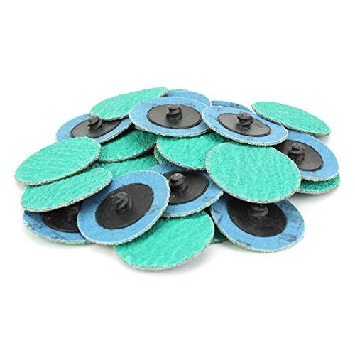 50/100PCS 2” 50mm P36 Green Zirconia Quick Change Sanding Discs TR for Metal
