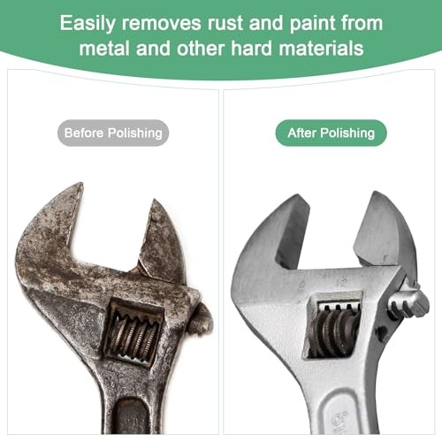-Pack Abrasive Mounted Stone Grinding Bits, 1/4 in(6mm) Shank Aluminum 16mm 5