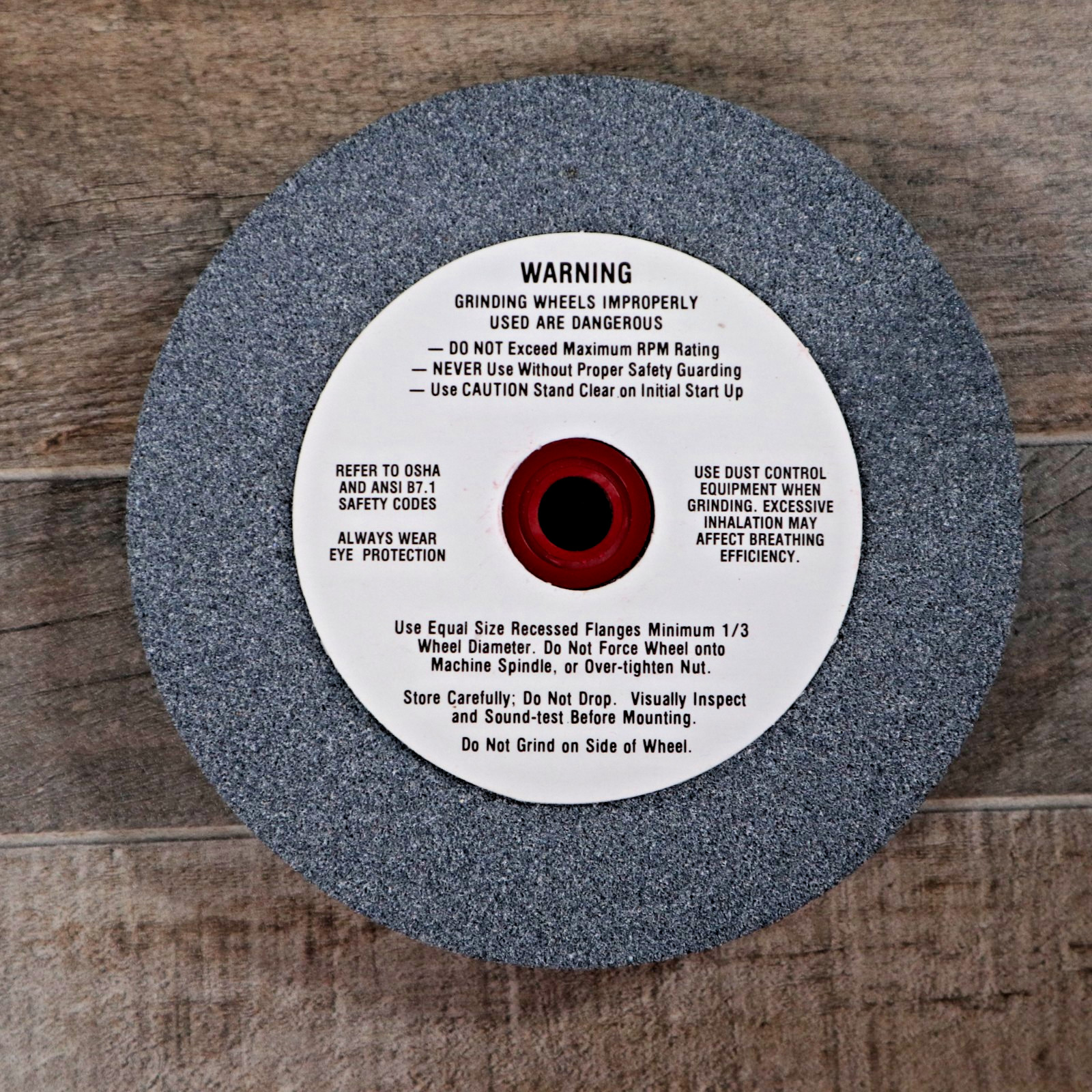Ali Industries Gator 6″ x 3/4″ Grinding Wheel 60 Medium Aluminum Oxide, No. 6011