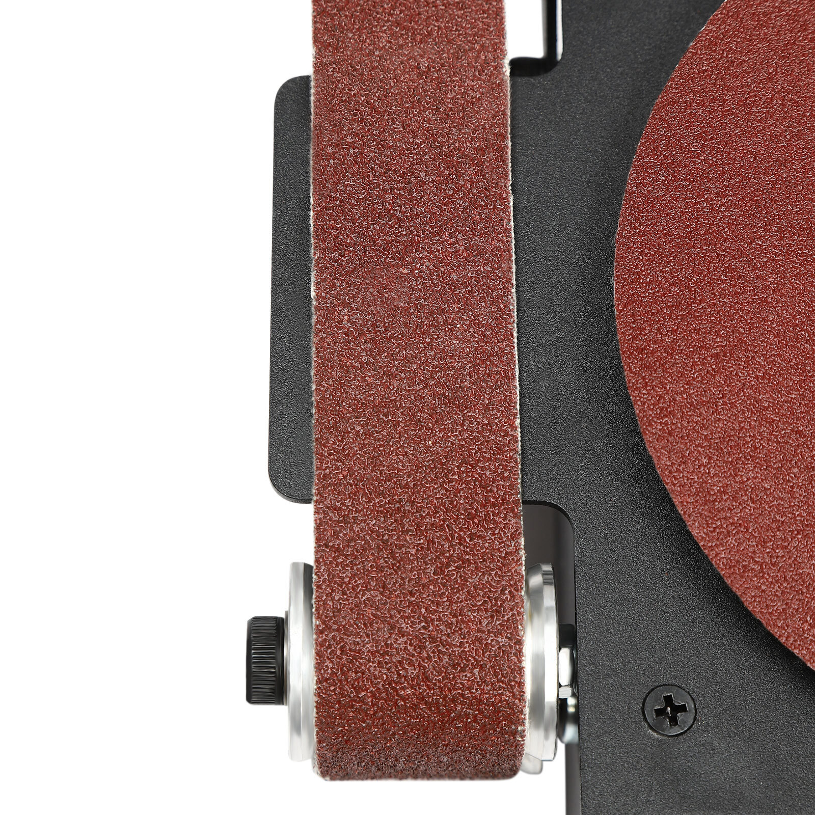 Electric Disc Mini Belt Sander with 10 Belts and Sanding Papers Sharpener Bench