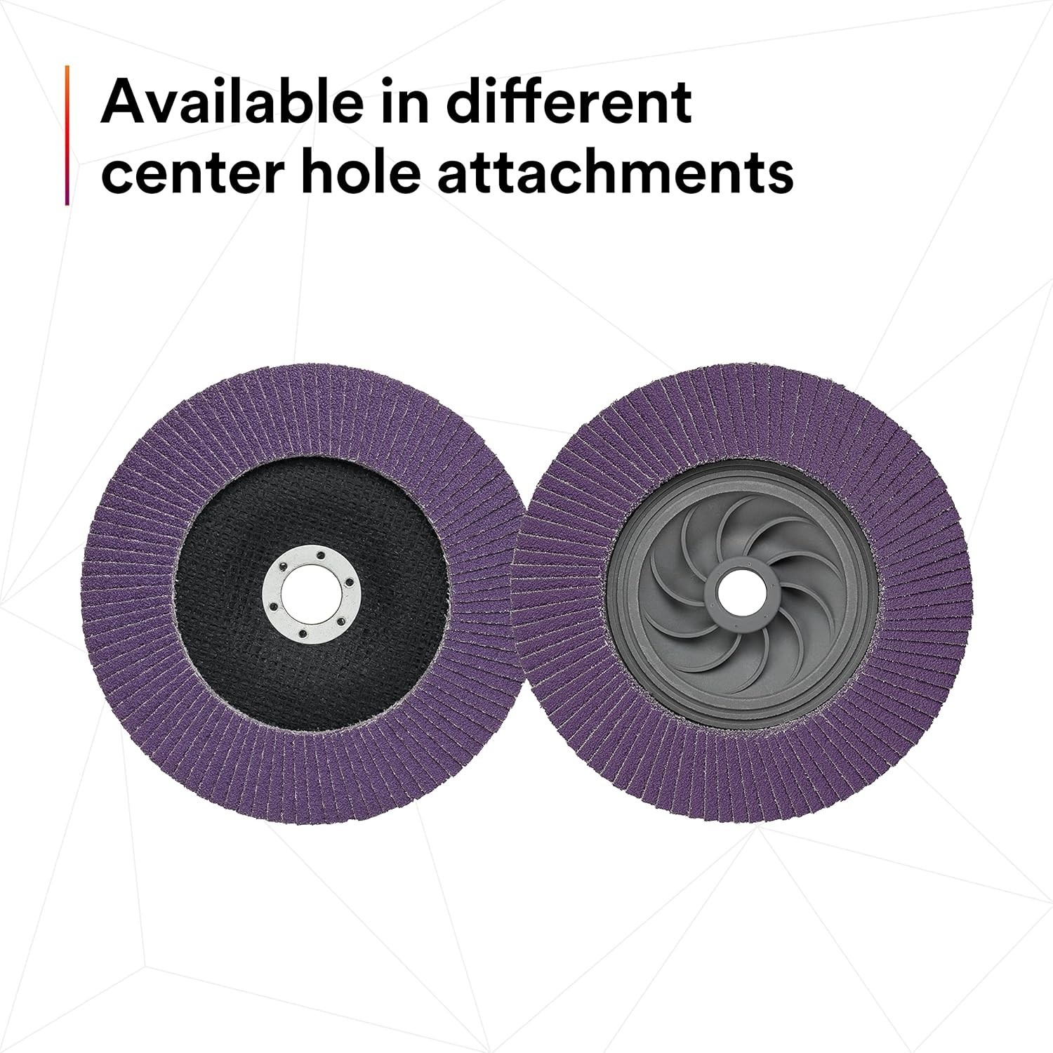 3M 7100243874 Flap Disc 769F 60+ T29 Quick Change 4-1/2″ x 5/8-11 10 Pack