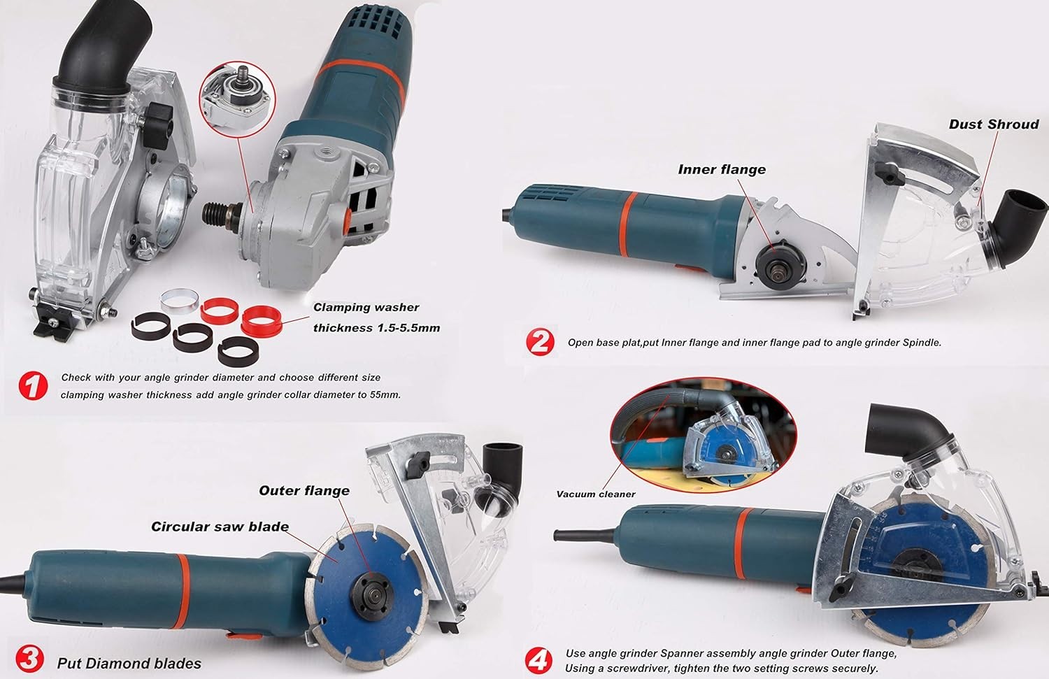 Dust Collection Guard for Angle Grinders