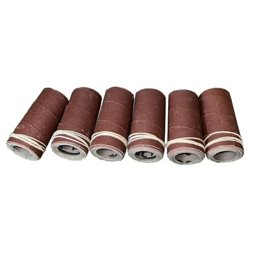 Sanding Sheets 10 Inch 120 Grit Aluminum Oxide Cloth Backed 3 Inch Wide 6 Pack