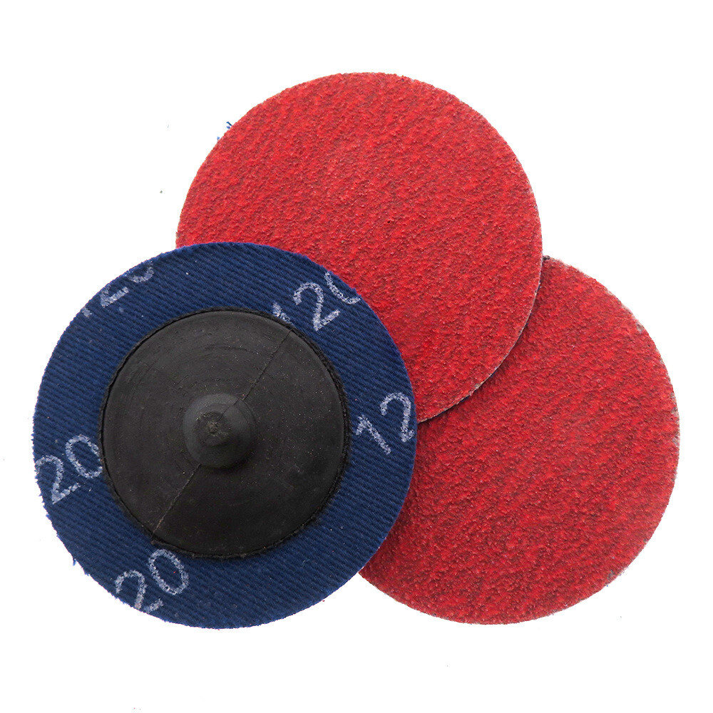 2 Inch 50mm Sanding Discs Roll Lock Quick Change Grinding Disc 36/80/120 Grit