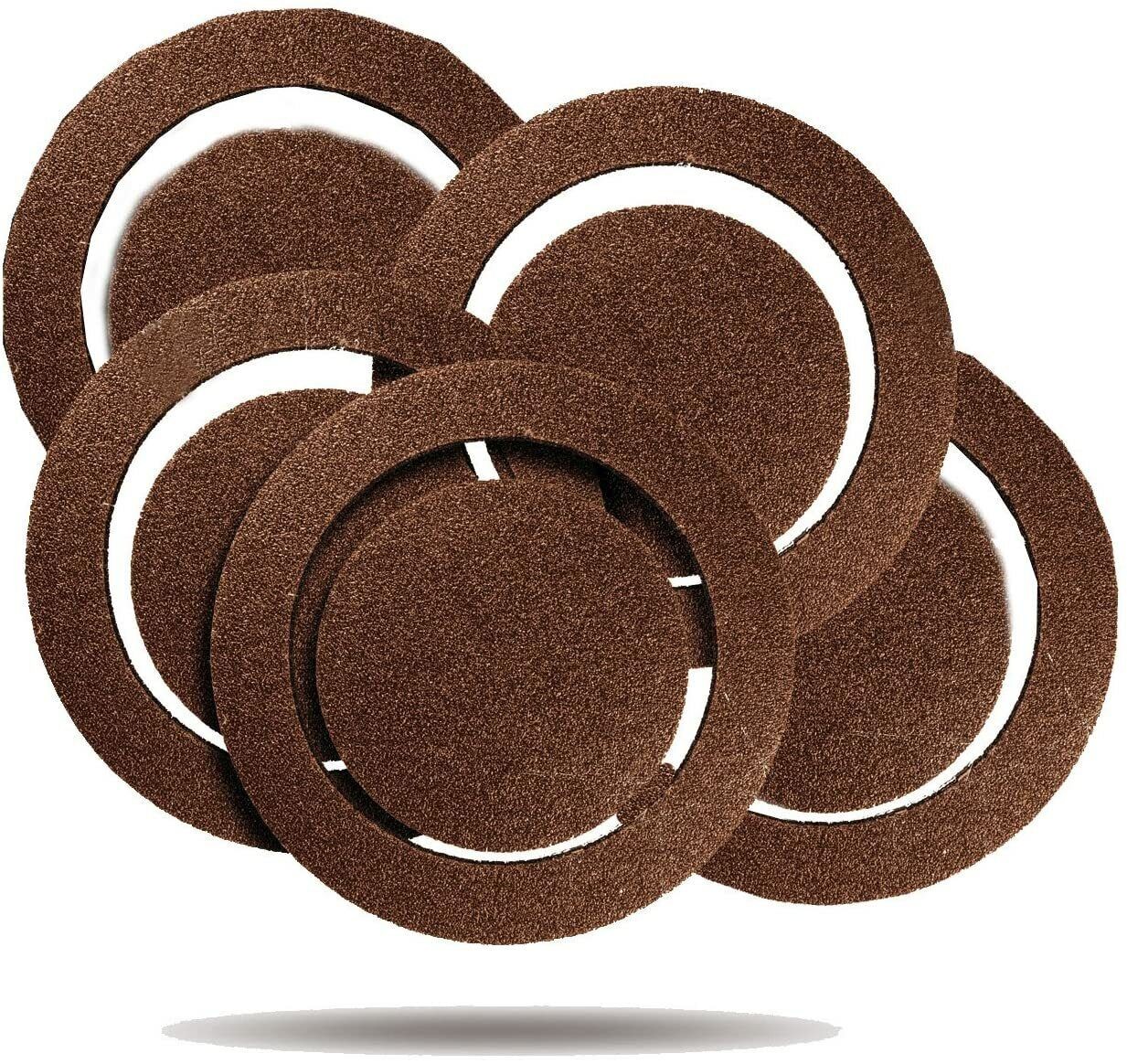 RW9212 Rockwell 5″ 60-Grit Random Orbital Sanding Disc 5-Pack