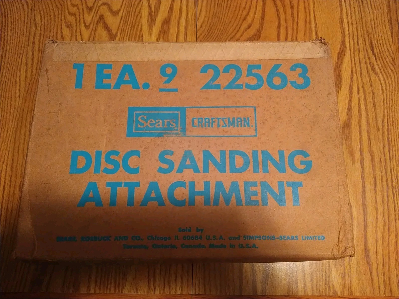 Sears Disc Sanding Attachment # 922563