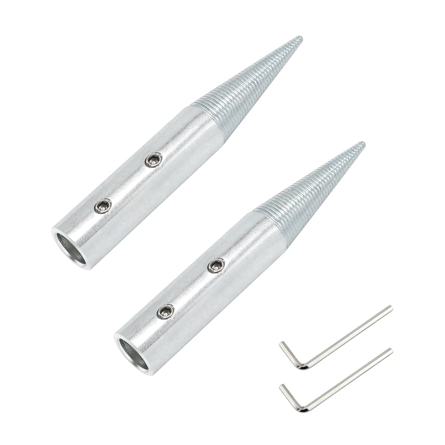 BLSGBUIDING 1/2″ Spindle Tapered Threaded Adapter Left & Right Pair