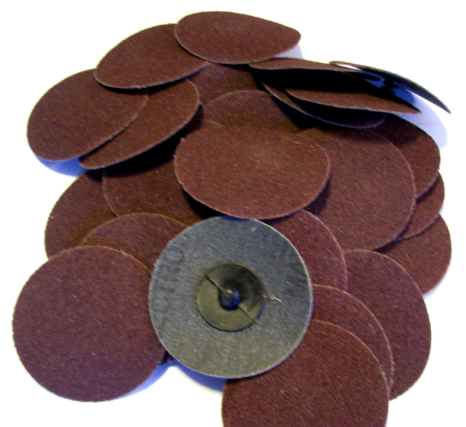 25 IIT 3″ ROLL LOCK 240 GRIT R TYPE SANDING ABRASIVE DISCS TWIST ON 82082
