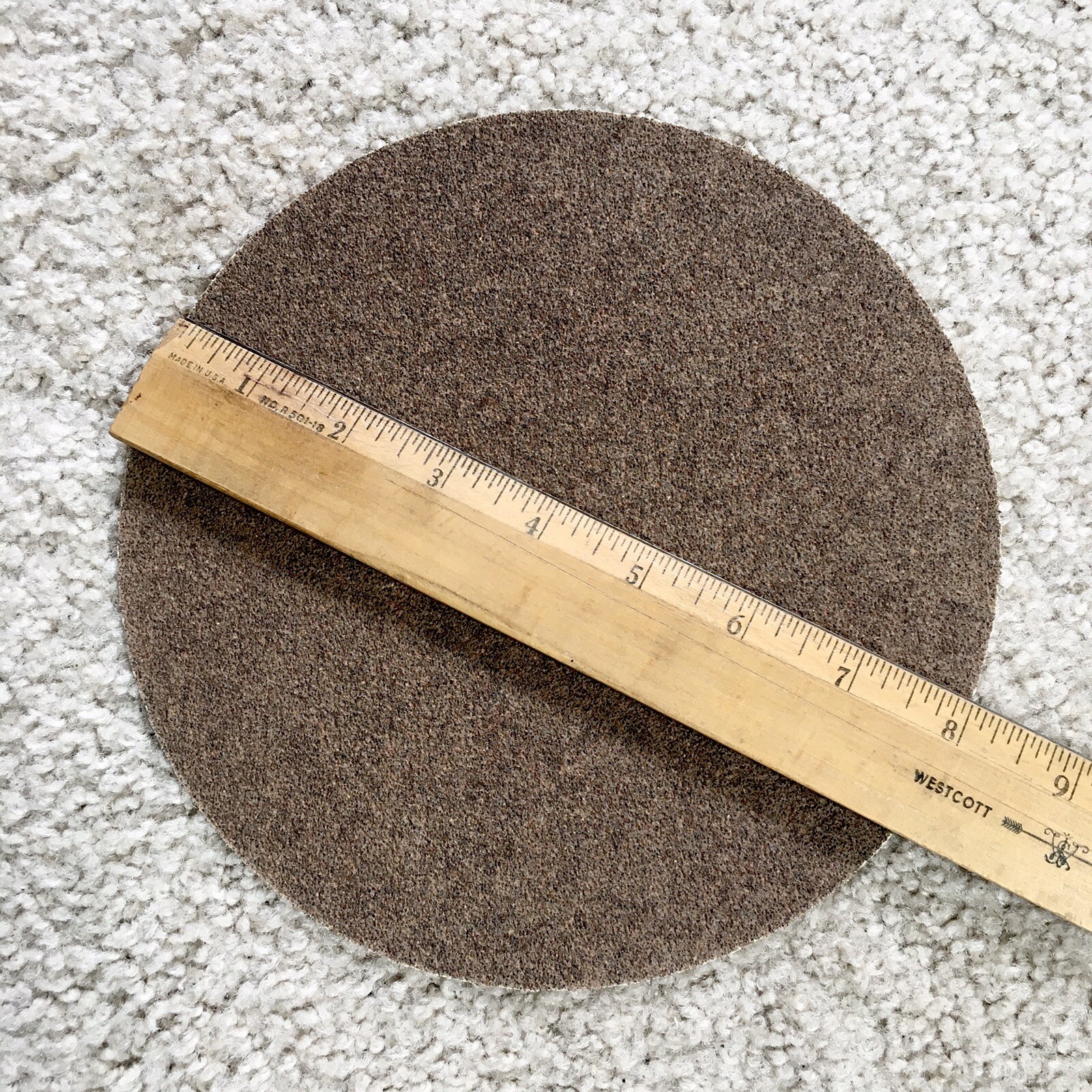 Vintage SEARS CRAFTSMAN Aluminum Oxide Abrasive Discs 8” NOS – 5 Coarse Discs