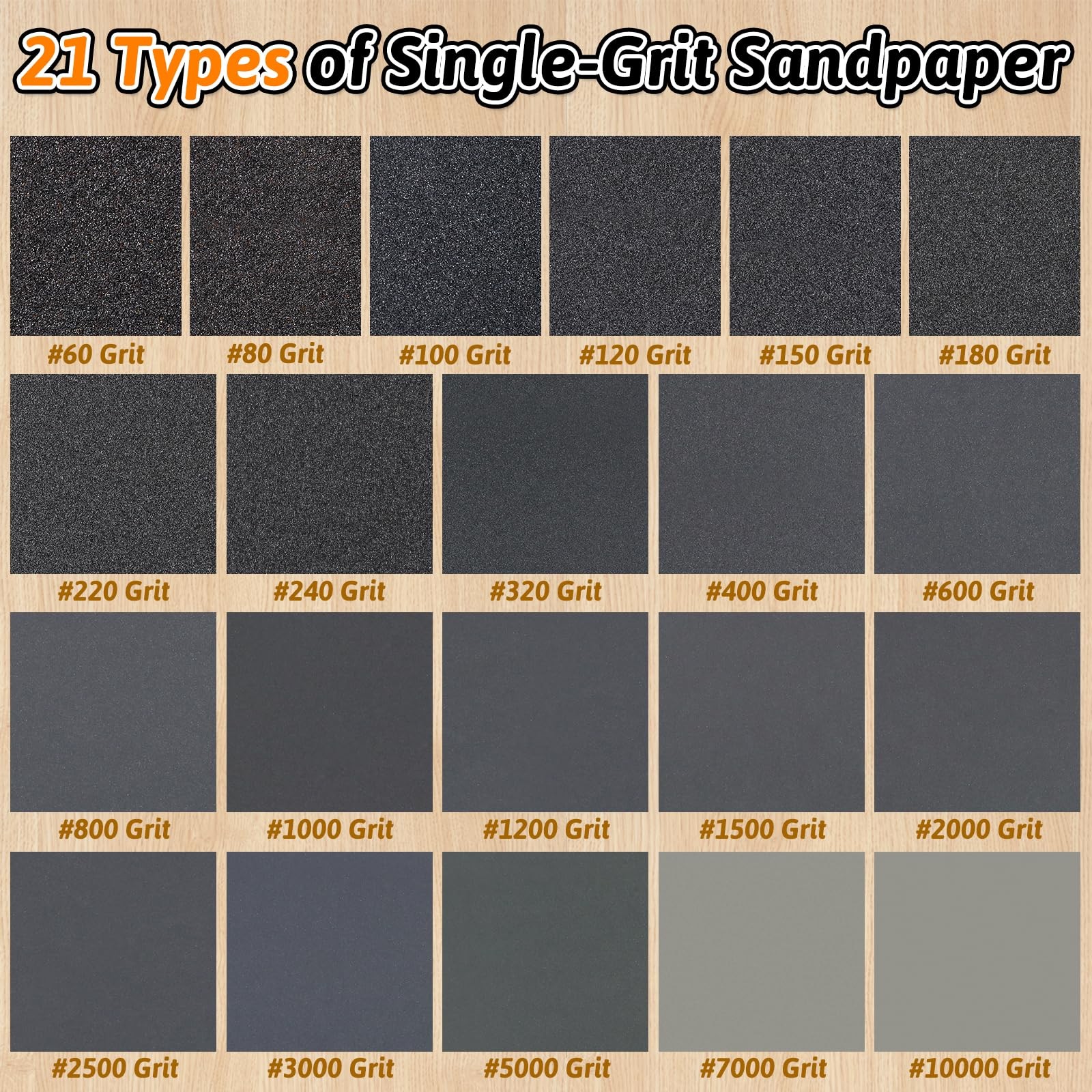 30 Pcs Sandpaper Assortment 3000 Grit Wet Dry Sandpaper Sheets, 9 x 3.6 Inch …