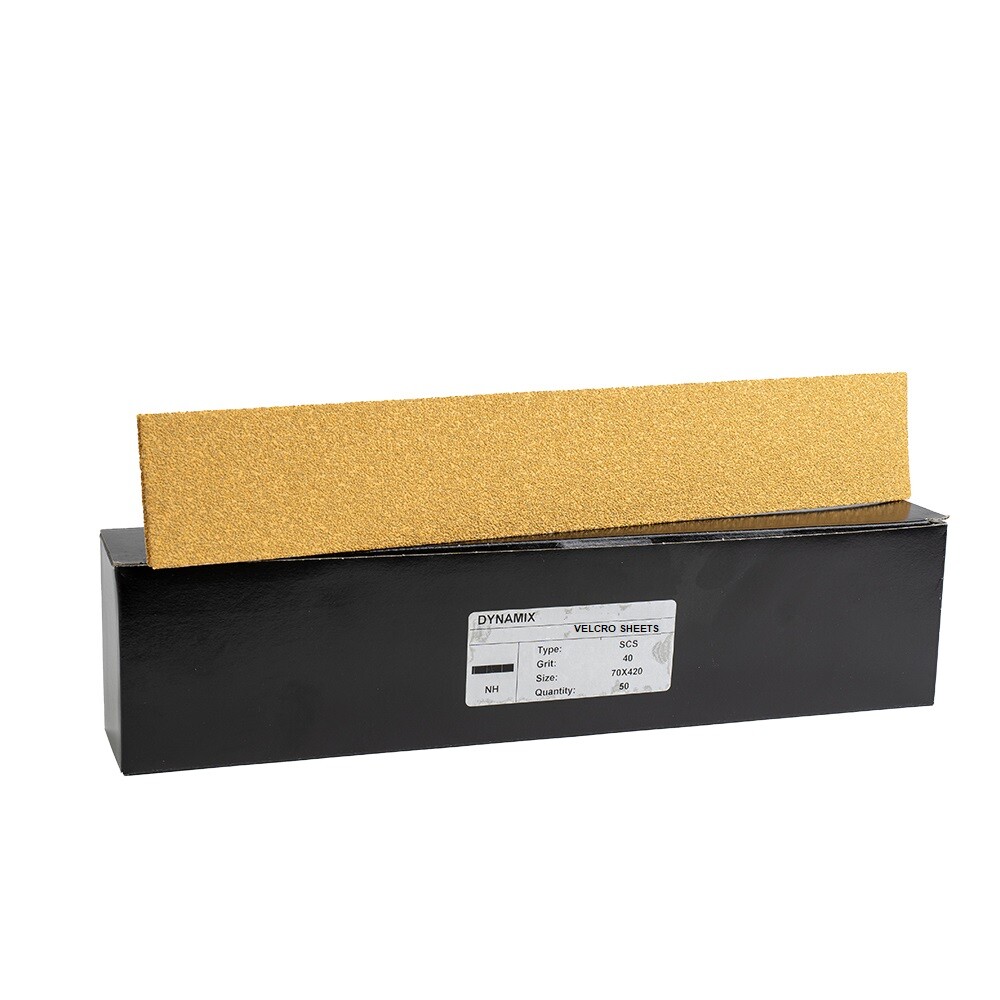 DYNAMIX Hook & Loop Abrasive Longboard Sandpaper Sheets (2 -3/4” X 16 -1/2”)