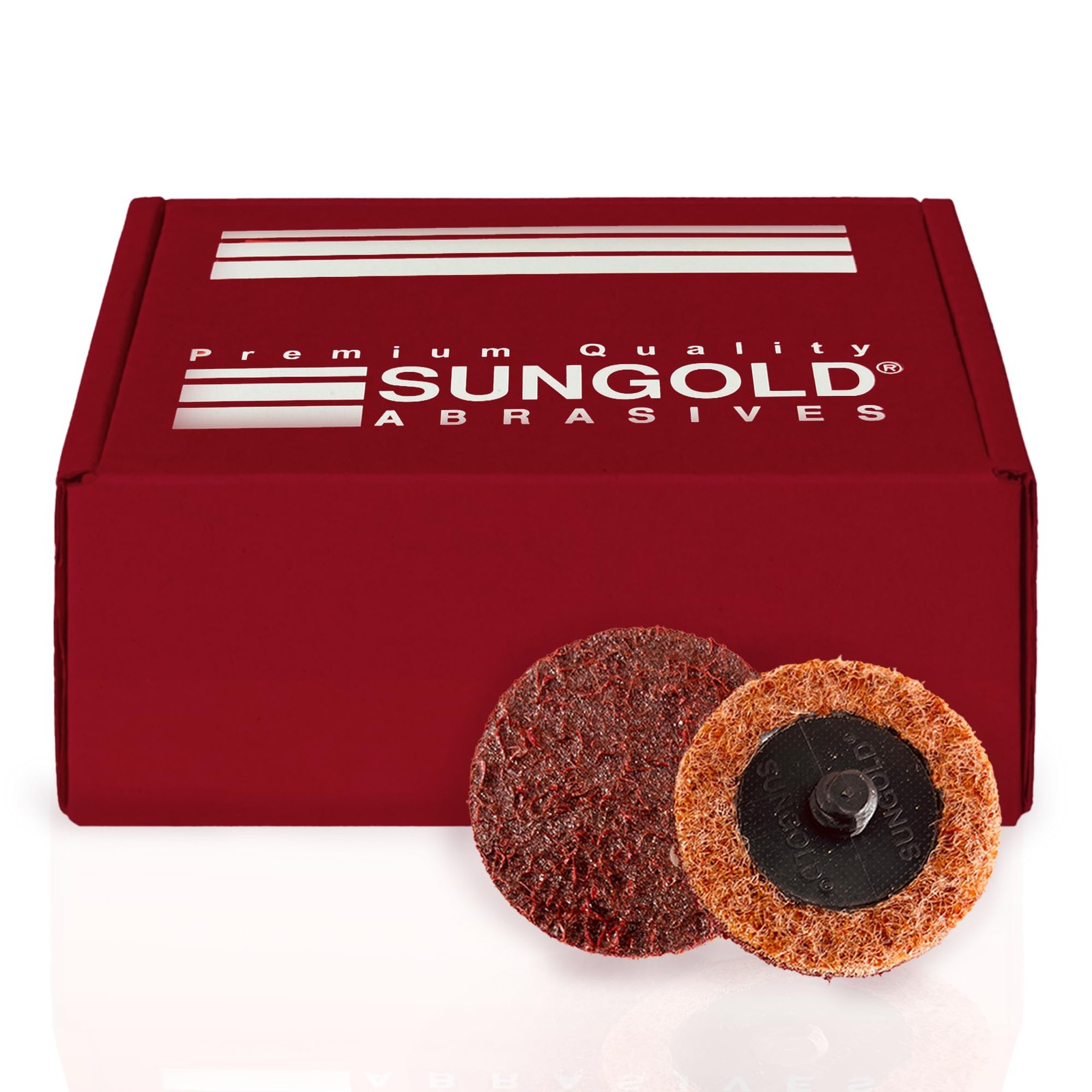 Sungold Abrasives 74903 Medium Non Woven Surface Conditioning R-Type Quick Chang