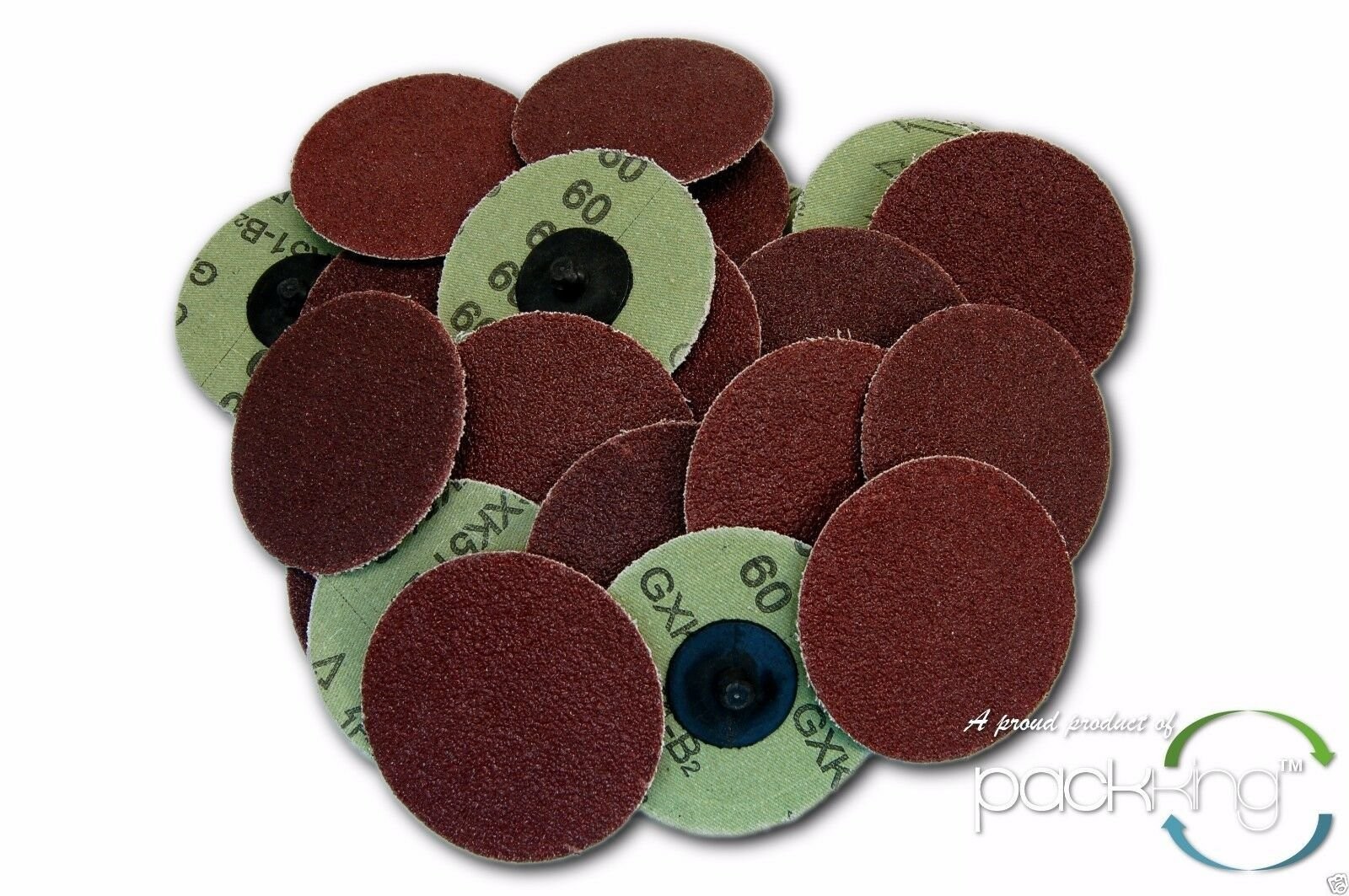 3″ ROLOC DISCS 60 GRIT (25PC) R TYPE SANDING ABRASIVE ROLL LOCK FINE – RRT 15037