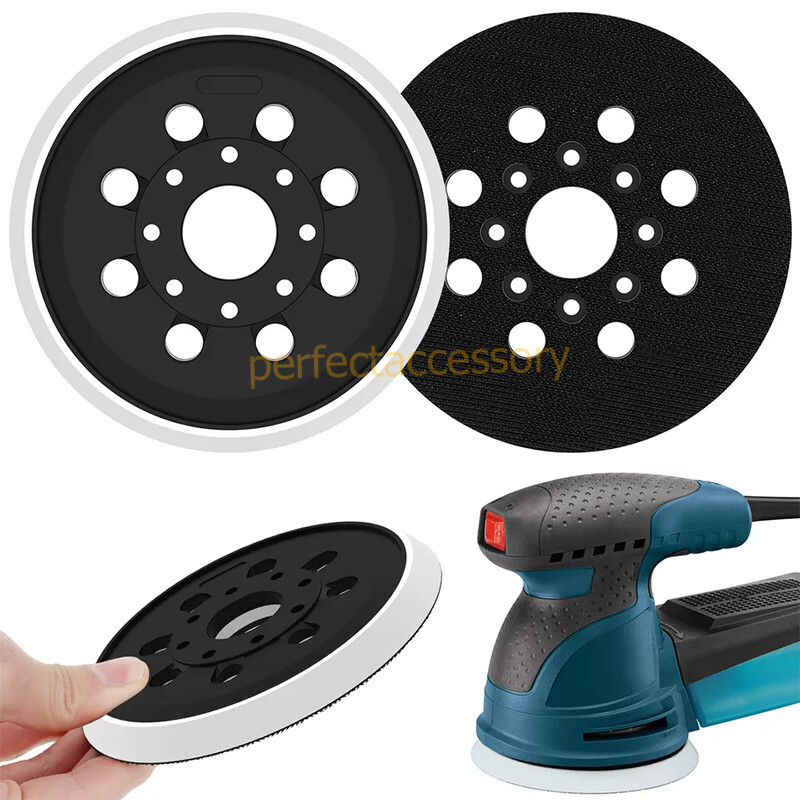 1/2/5Pcs 5″ 8Hole Hook&Loop Sander Pad For Bosch RS035 RS034 ROS10 ROS20 ROS20VS